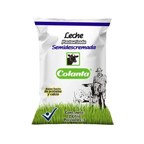 Leche Colanta Semidescremada 1 l