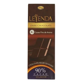 Chocolatina Leyenda 90 Cacao 50 g