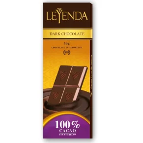 Chocolatina Leyenda 100 Cacao 50 g