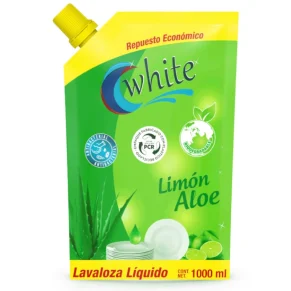 Lavaloza White Líquido Limón 1000 ml
