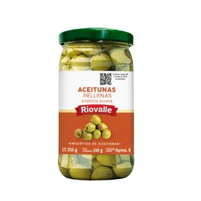 Aceitunas Riovalle Rellenas X 250