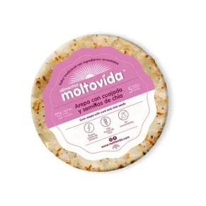 Arepa Moltovida Cuajada y Chia X 5 350 g