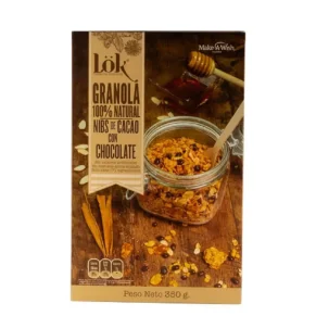 Granola Lok Nibs de Cacao y Choco X 350