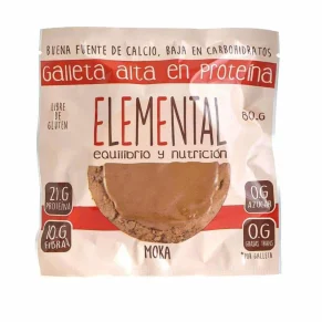 Galleta Elemental Proteina Moka 80 g
