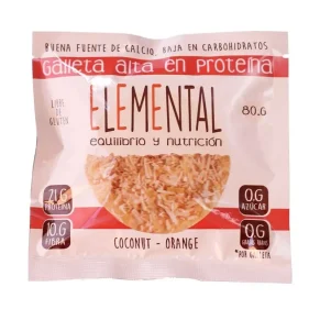 Galleta Elemental Proteina Coconut X 80