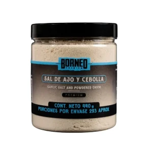 Sal de Ajo y Cebolla Borneo 440 g