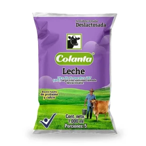 Leche Colanta Deslacto Larga V 1000 ml