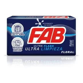 Jabón Fab Barra Ultra Flash Floral 300 g
