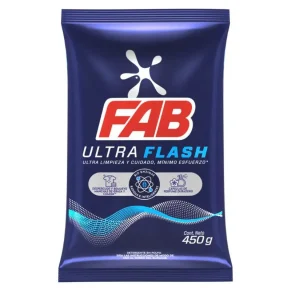 Detergente Fab Ultra Flash 450 g
