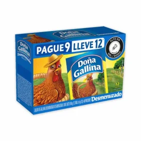 Caldo Doña Gallina Desmenu X 9 108 g