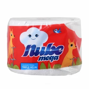 Papel higiénico. Nube Mega rollo X 1 R 85 g