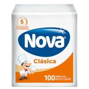 Servilleta Nova Clasicax 100 un 30 g