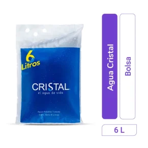 Agua Cristal en Bolsa 6 l