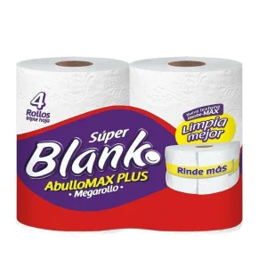 Papel higiénico Blanko Mega rollo 4 rollos
