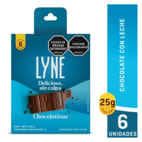 Chocolatina Lyne Leche 6 und 150 g