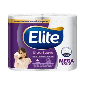 Papel higiénico Elite Ultra Suave rollo T H X 4 R