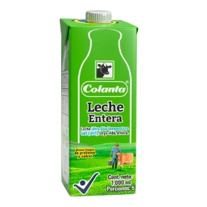 Leche Entera Colanta UHT 1000 ml