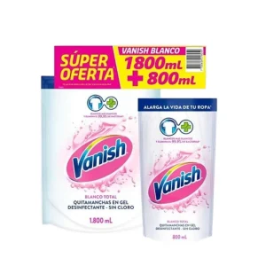 Desmanchador Vanish Blan Gel X 1800+800
