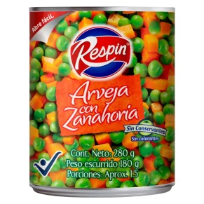 Arveja Respin con Zanahoria 280 g