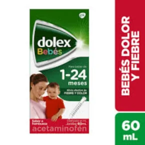 Jarabe Dolex Bebes 1-24 Meses X 60 Ml