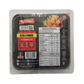Nuggets De Pollo Valentinas X 300 G