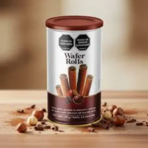 Wafer Rolls Barquillos Geco Avellana135