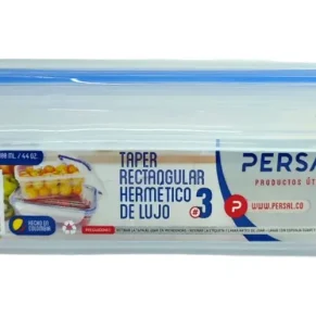 RECIP HERMETICO PERSAL RECTANG 3.7L