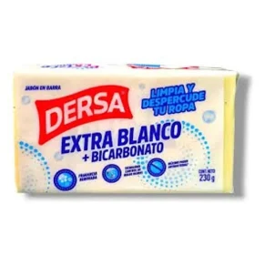 JABON DERSA BARRA EXTRABLAN+BIC X 230 GR