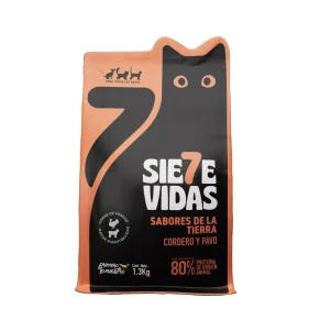 CUIDO 7 VIDAS SABORES DE TIERRA X 1.3 GR