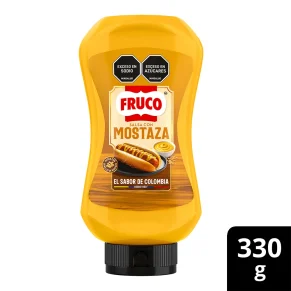 SALSA FRUCO DE MOSTAZA SQUEEZE X 330 GR