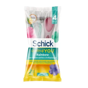 MAQUINA AFEITAR SCHICK RAINBOW X 2 U