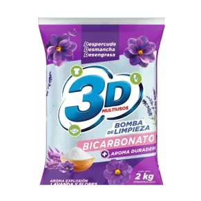 DETERGENTE 3D MULTIUSOS LAVANDA X 2 KG