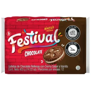 Galletas Festival Chocolate X 12 4 und 403 g