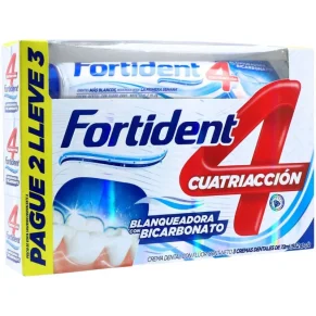 Crema dental. Fortident Blanq X 3 85 ml