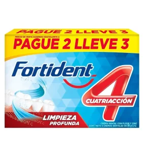 Crema dental. Fortident Lmpieza X 3 X 85
