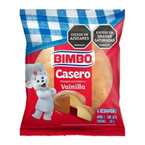 Ponque Bimbo Casero Vainilla X 6 un 200 g